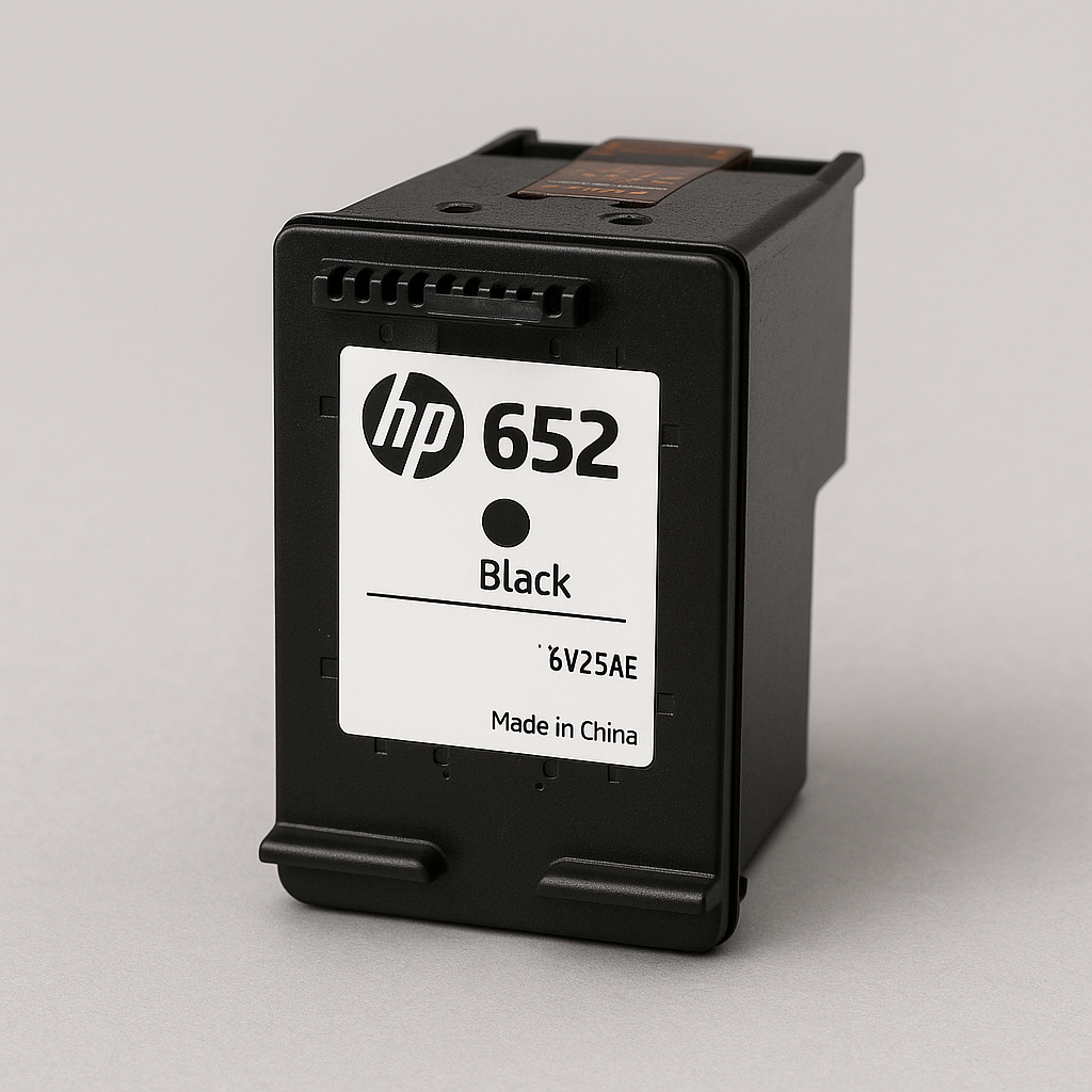 Czarny tusz HP 652